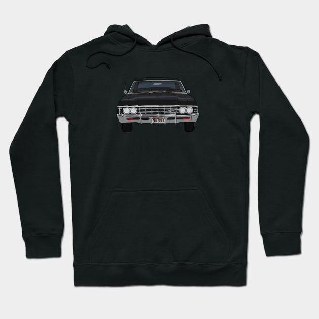 1967 Impala Hoodie by fsketchr